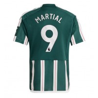 Camiseta Manchester United Anthony Martial #9 Segunda Equipación Replica 2023-24 mangas cortas